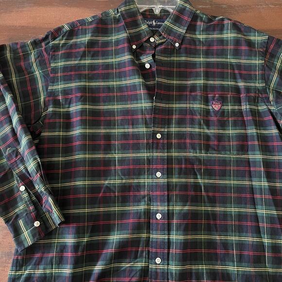 Ralph Lauren Men's Shirt " The Big Shirt " 100% Cotton Size Medium - Picture 3 of 7